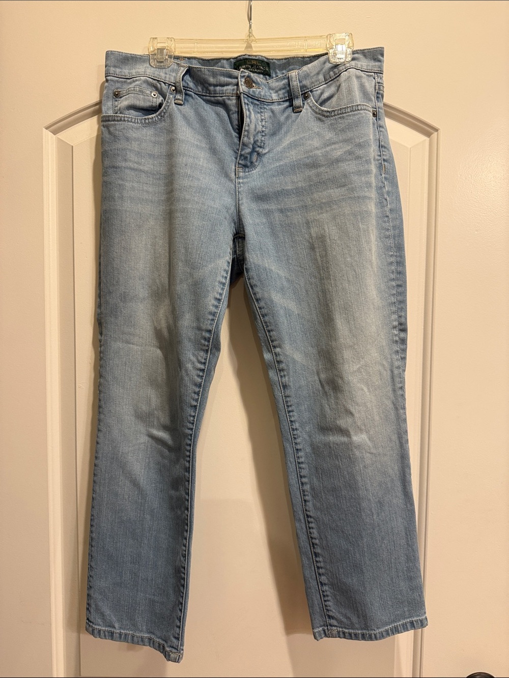 Ralph Lauren Light Blue Straight-Leg Women's Jeans
